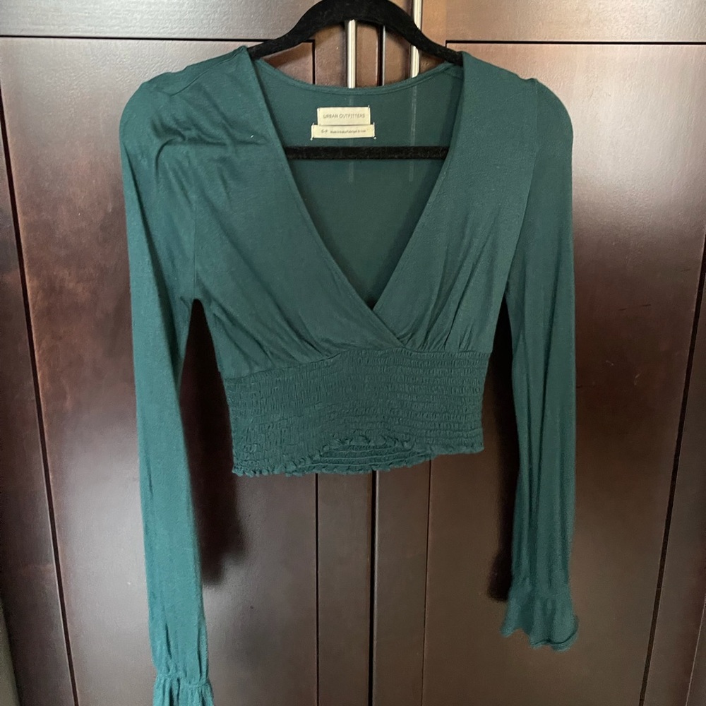 Urban outfitters Surplice Crop Top
